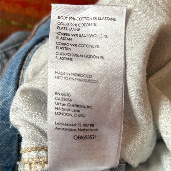 We The Free Piper Mid Rise Blue Wash Crop Wide Leg Relaxed Fit Jeans Size 27 - Picture 16 of 16